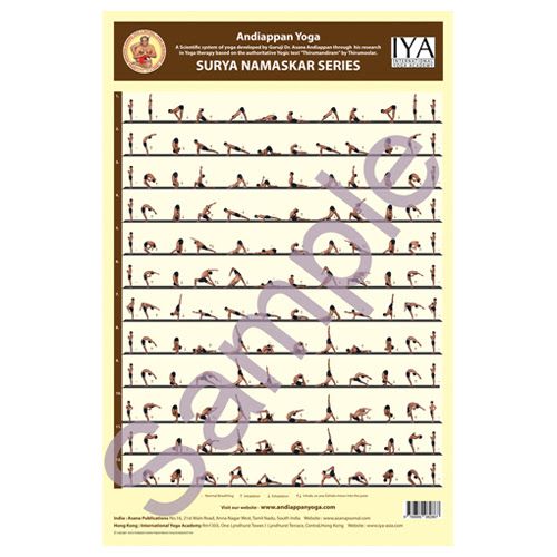Suryanamaskar - Sun Salutation Wall Poster