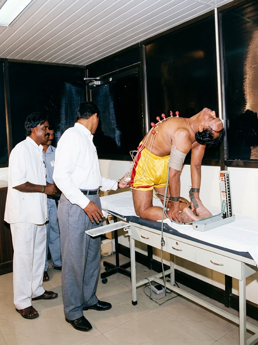 Yoga Research on Various Asanas and Pranayamas 